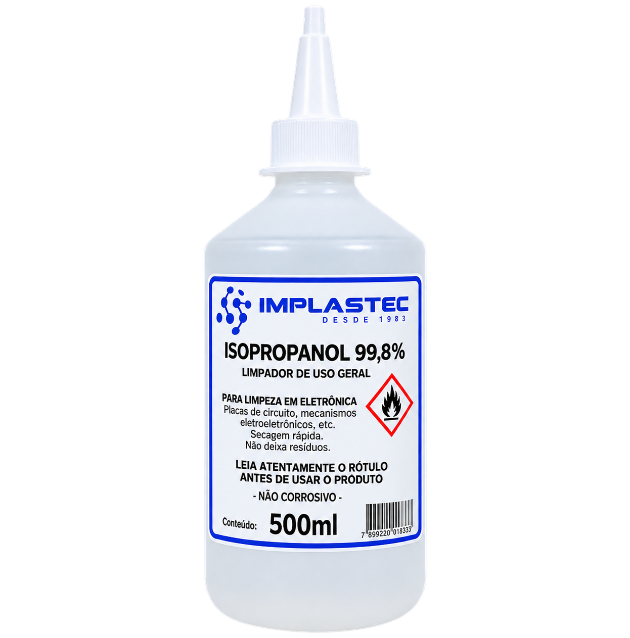 Álcool Isopropílico 99,8% 500ml