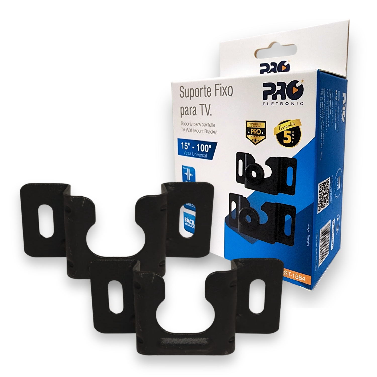 Suporte de TV Fixo Universal 15" a 100"